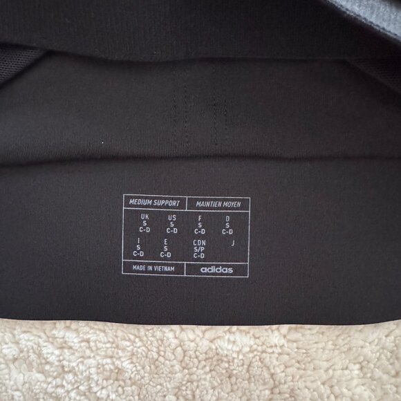 Adidas Techfit Medium Support Sports Bra - Picture 3 of 4